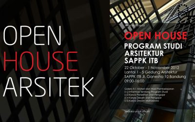 Open House Program Studi Arsitektur SAPPK ITB