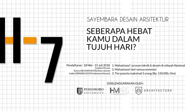 Sayembara Arsitektur – Podomoro Design Festival