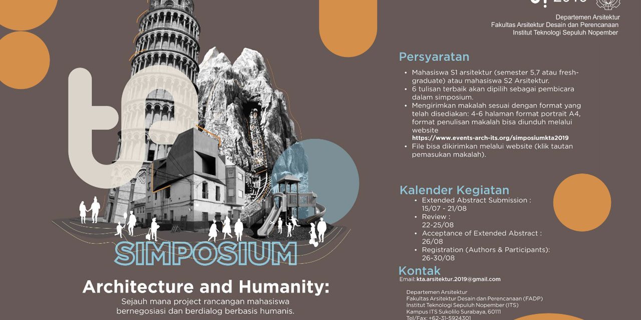 SIMPOSIUM KTA2019 – Architecture and Community: