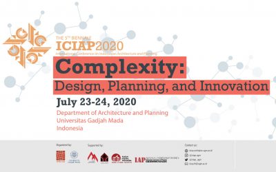 ICIAP 2020 – The 5th Biennale of International Conference on Indonesian Architecture and Planning