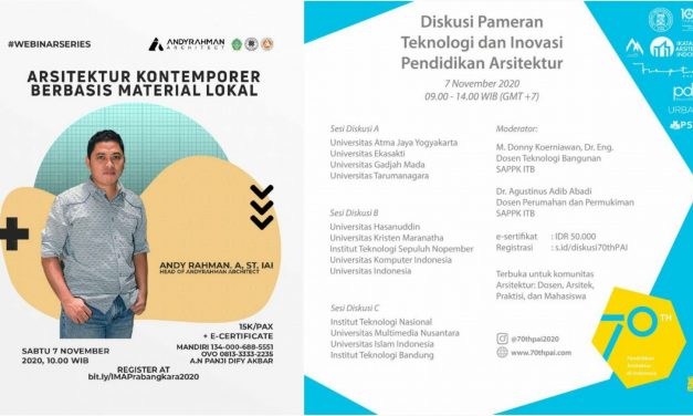 Diskusi Pameran Teknologi dan Inovasi Pendidikan Arsitektur